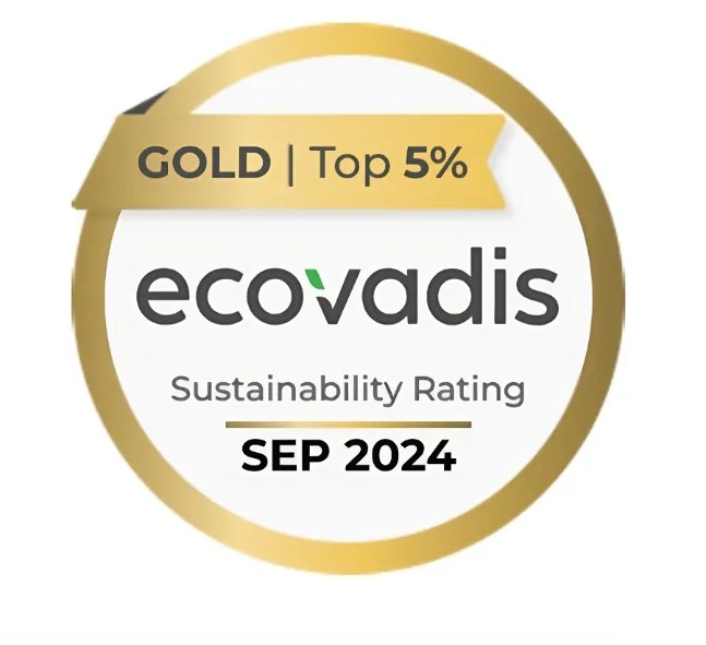 ym亚美体育股份荣膺EcoVadis“金牌”评级，跻身全球可持续发展前列